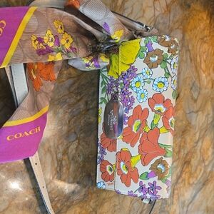 Coach Floral Crossbody With Separate Skinny Tie from My Used Once Collection 🤣